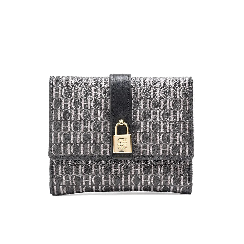 Designer Letter Print Wallet - Premium Short Wallet with Card Slots