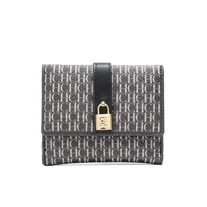 Designer Letter Print Wallet - Premium Short Wallet with Card Slots