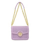 Classic Elegant Leather Handbag For Ladies Shoulder Strap Famous Designer Luxury Brand Collection