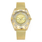 Starry Sky Diamond Watch - Luxury Gold Mesh Strap Quartz Watch for Women