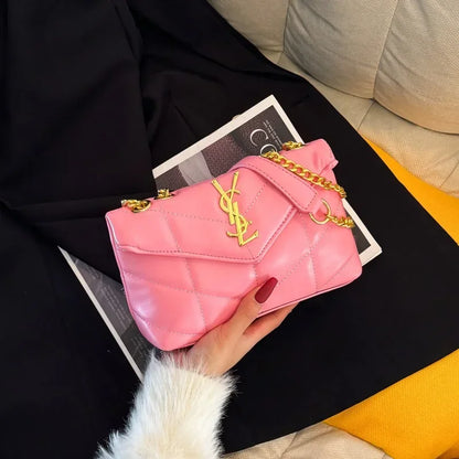 Durable Leather Messenger Bag Women's Shoulder Handbag Crossbody Tote Luxury Brand Elegant Classic Famous Designer