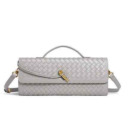 Classic Elegant Ladies Crossbody Bag Leather Handbag Shoulder Tote Luxury Designer Famous Brand Women's Chic Style