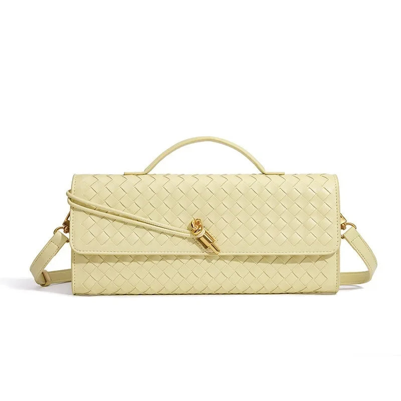 Classic Elegant Ladies Crossbody Bag Leather Handbag Shoulder Tote Luxury Designer Famous Brand Women's Chic Style