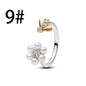 925 Sterling Silver Blue Bow Zircon Fine Jewelry | Earrings, Necklace & Ring for Women