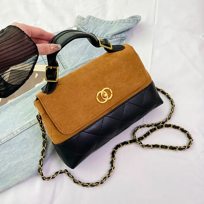Popular Classic Elegant Women's Leather Handbag by Famous Designer Luxury Brand Ladies Crossbody Bag Tote Fashion