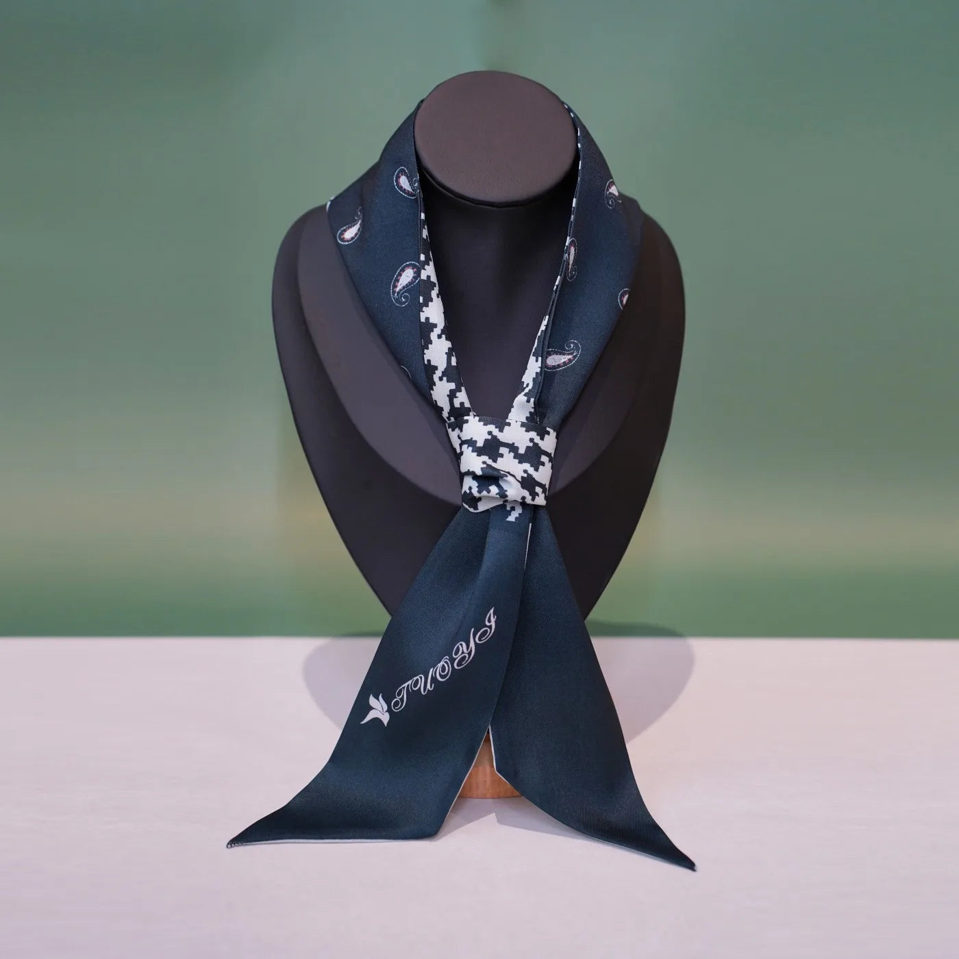 Silk Scarf Ribbon Hair Tie for Women Long Printed Accessory Bag Handle Decoration Neck Wrap Stylish Headband Multiuse