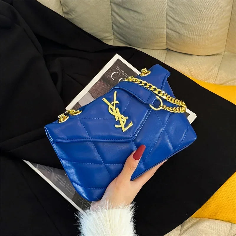 Durable Leather Messenger Bag Women's Shoulder Handbag Crossbody Tote Luxury Brand Elegant Classic Famous Designer