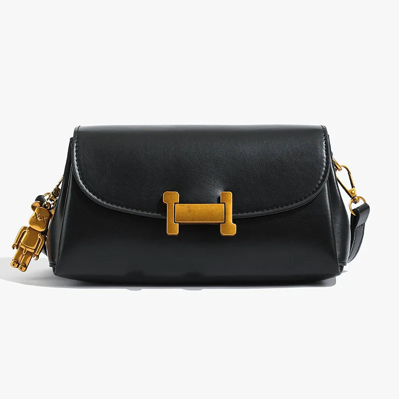 Small handbag for women in spring 2025, simple and versatile small square bag, retro and stylish commuting crossbody bag