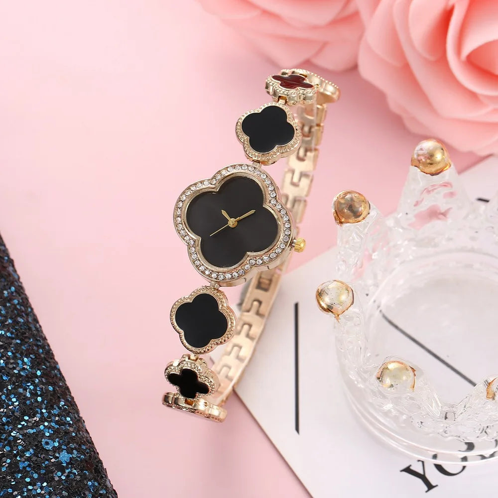 New Fashion Women Watches Luxury Rose Gold Bracelets Watch Female Wristwatches Ladies Casual Quartz Watch Clock Relogio Feminino