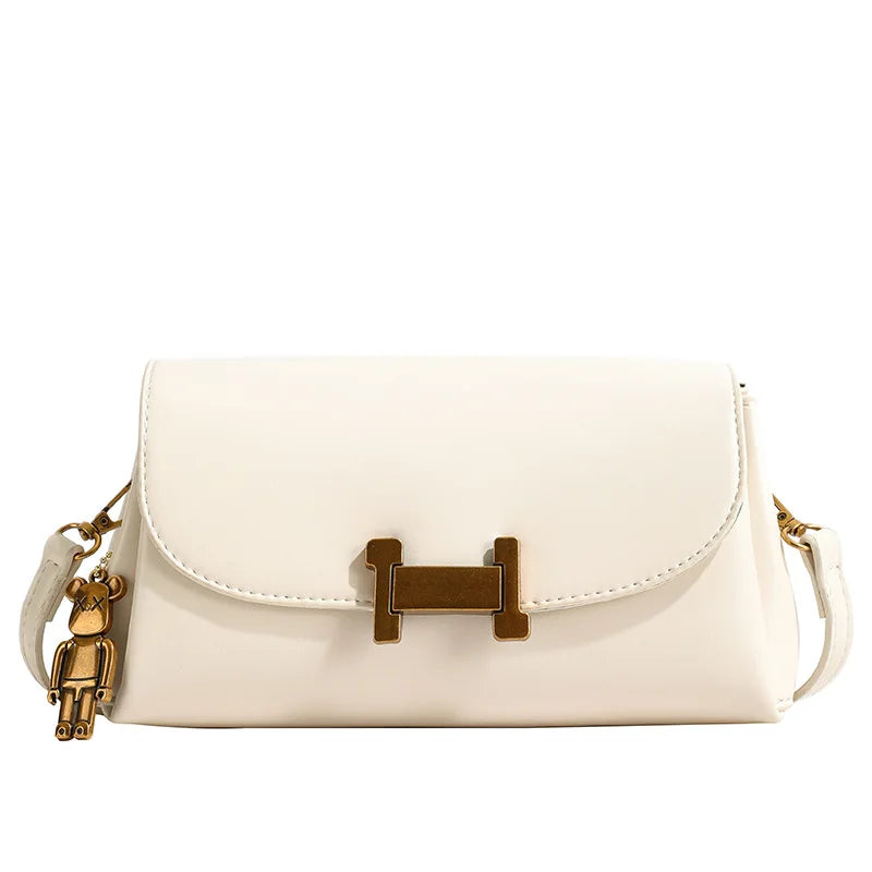 Small handbag for women in spring 2025, simple and versatile small square bag, retro and stylish commuting crossbody bag