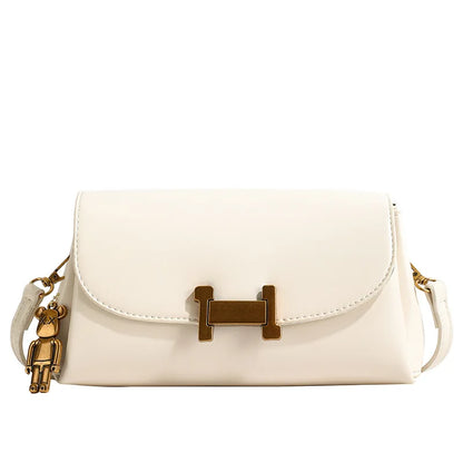Small handbag for women in spring simple and versatile small square bag, retro and stylish commuting crossbody bag