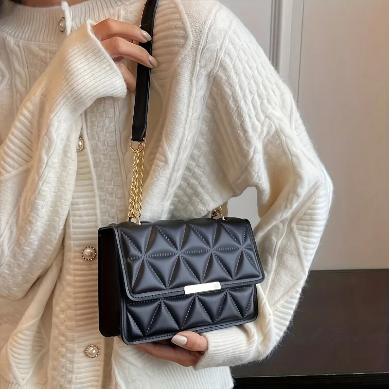 Fashion Chain Women'S Shoulder Bag for Women, Luxury Quilted Handbag for Daily Travel, Shopping, Parties.