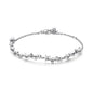 Brand new 925 sterling silver zirconia exquisite tennis star bracelet for women DIY original charm beads exquisite jewelry