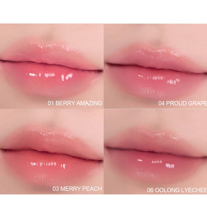 COLORGRAM FRUITY GLASS TINT MILK,High Shine&Glass Finish,Long-Wearing&Non-Sticky,Natural-Looking,Korean Cosmetic,Korean Makeup