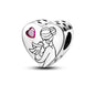 925 Sterling Silver Tree of Life, Peach Heart & Sweet Love Charm Bead | Fits Bracelets & Necklaces