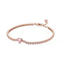 Brand new 925 sterling silver zirconia exquisite tennis star bracelet for women DIY original charm beads exquisite jewelry