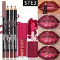 4-Piece Lip Kit Set — 3 Lip Liners + 1 Lip Glaze | Waterproof Matte Effect