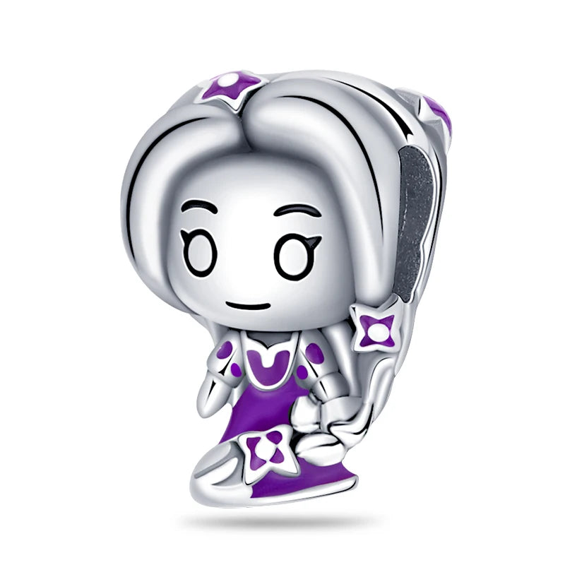 925 sterling silver charm Stitch Charm bead,Original Women Bracelet ,Necklace Pendant Jewelry Holiday gift