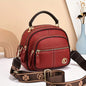 Luxury Structured Shoulder Bag - Versatile PU Leather Handbag for Shopping & Everyday
