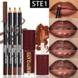 4-Piece Lip Kit Set — 3 Lip Liners + 1 Lip Glaze | Waterproof Matte Effect