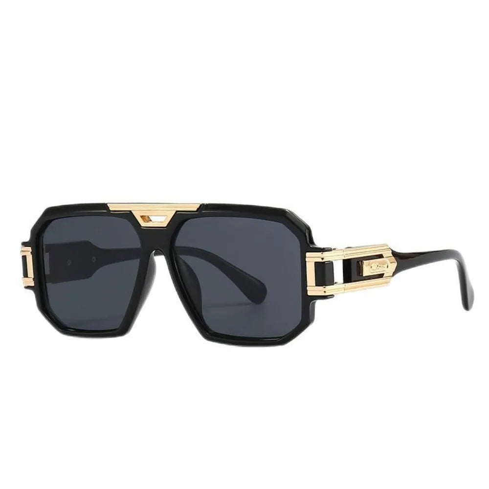 Fashion Square Full Frame Sunglasses - Large Oversized Retro HD Street Style