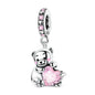 925 Sterling Silver Charm Beads | Butterfly, Crown, Heart & Perfume Bottle Zircon Charms for Women