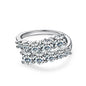 Moissanite Adjustable Ring - 14K Gold Filled, D Color, Certified, One Size Fits All