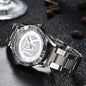 Minimalist Diamond Quartz Watch - Stainless Steel Bracelet Watch for Women & Men