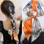 Luxury Long Silk Satin Scarf Belt - Soft Headscarf & Hair Band Accessory
