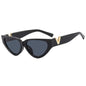 Luxury Vintage Cat Eye Sunglasses - Designer UV400 Fashion Eyewear