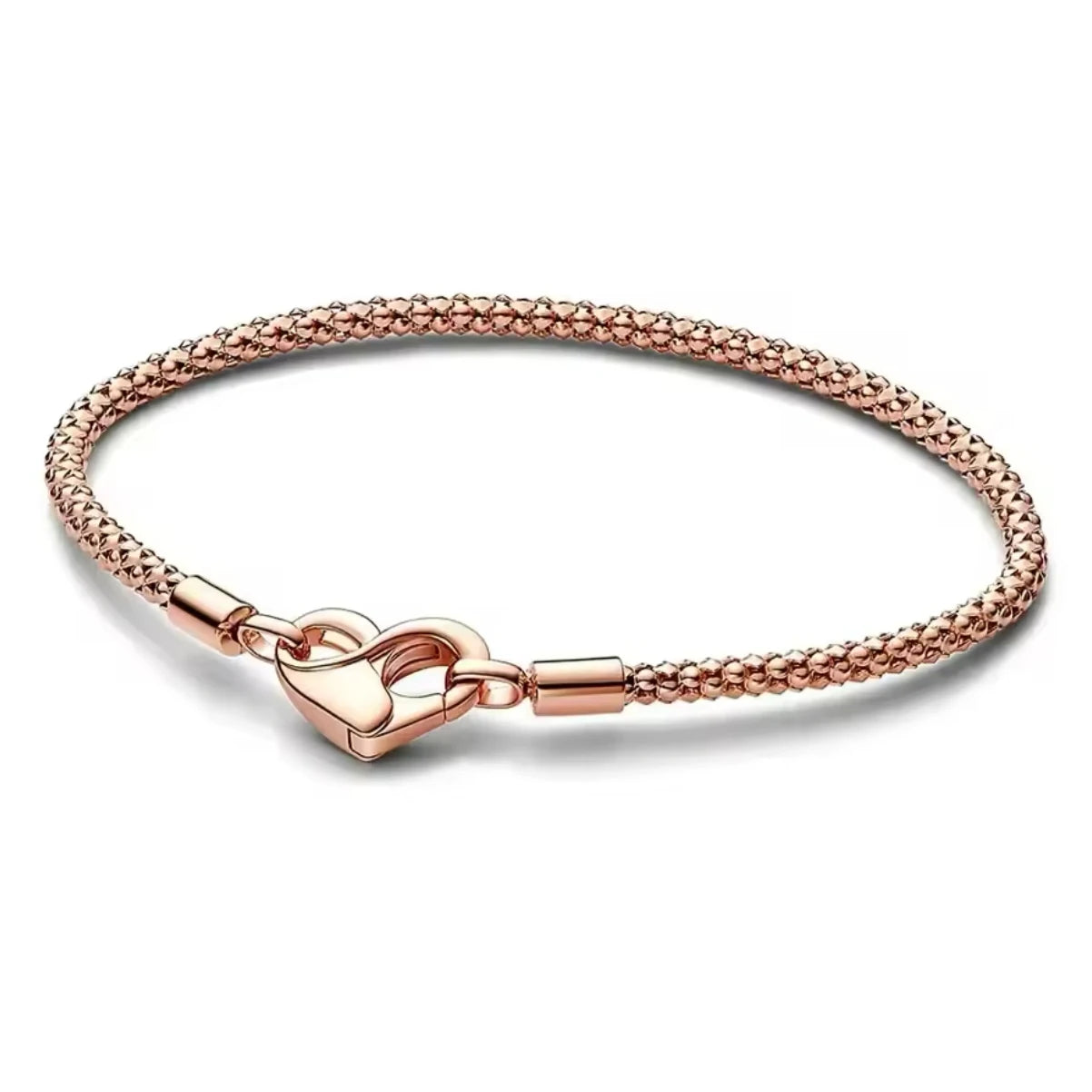 925 Sterling Silver Shell Family Tree Heart Bracelet - Charm Bangle