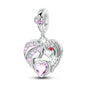 925 Sterling Silver Charm Beads | Butterfly, Crown, Heart & Perfume Bottle Zircon Charms for Women