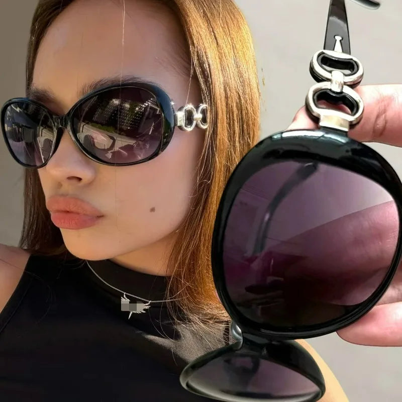 Oversized Square Retro Sunglasses — Luxury Fashion Unisex | UV Protection
