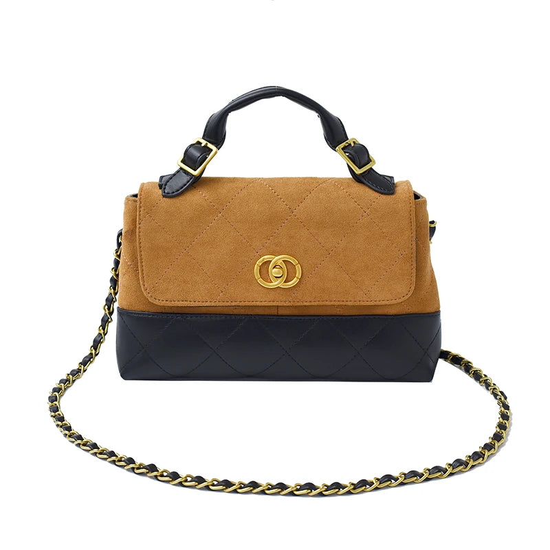Popular Classic Elegant Women's Leather Handbag by Famous Designer Luxury Brand Ladies Crossbody Bag Tote Fashion