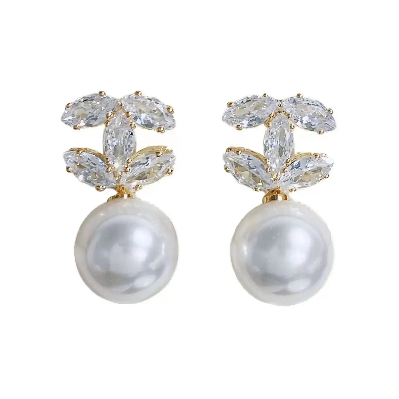 Fashion Pearl Earrings for Women Light Luxury High-End Unique Earrings 2025 New Arrival Autumn/Winter Ear Decor Aretes De Mujer