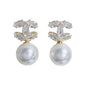 Fashion Pearl Earrings for Women Light Luxury High-End Unique Earrings 2025 New Arrival Autumn/Winter Ear Decor Aretes De Mujer
