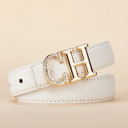 Belt Women's Retro Versatile Trendy Belt Summer New Instagram Style Small Crowd Waist Closing Jeans Belt Women