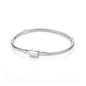 Original Sterling Silver Bracelet Love Heart Clasp Charms Beads Snake Chain Bracelets Bangles Luxury Jewelry For Women Gift