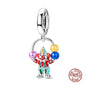 Sterling Silver Character Pendant Charm Bead - Bracelet Necklace Accessory