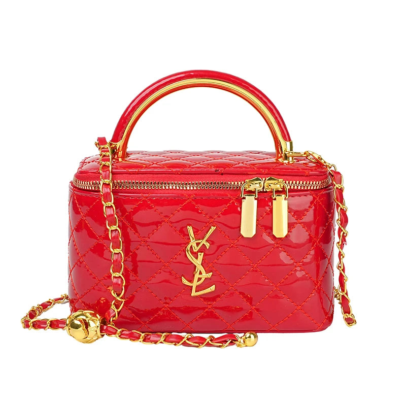 Superstar Leather Handbag - Elegant Vintage Style with Letter Logo