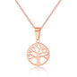 Luxury Brand Love Heart Necklace For Women Paragraph Clavicle Necklace Stainless Steel Gold Color Peach Necklace Fine Jewelry