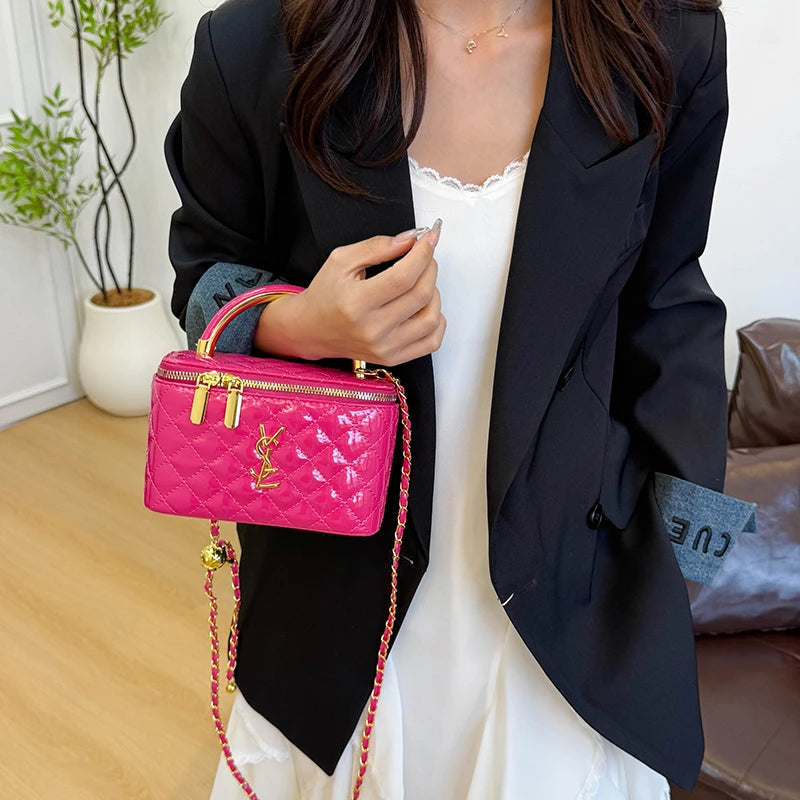 Superstar Leather Handbag - Elegant Vintage Style with Letter Logo