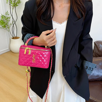 Superstar Leather Handbag - Elegant Vintage Style with Letter Logo
