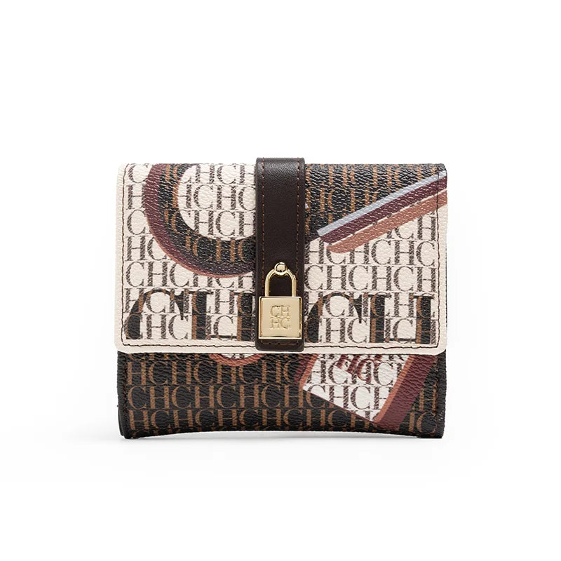 Designer Letter Print Wallet - Premium Short Wallet with Card Slots