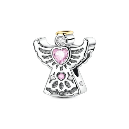 925 Sterling Silver Charm Beads | Butterfly, Crown, Heart & Perfume Bottle Zircon Charms for Women
