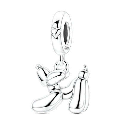 925 Sterling Silver Bear, Kart & Family Tree Charm Bead | Fits Pandora Bracelets & Pendants for Women