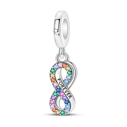 925 Sterling Silver Tree of Life, Peach Heart & Sweet Love Charm Bead | Fits Bracelets & Necklaces