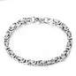 Newest 316L Stainless Steel Bracelet Men Women Wholelsale Wristband 4mm Gold Color Male Hand Chain Link Bracelet Hip Hop Jewelry