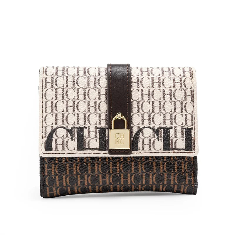 Designer Letter Print Wallet - Premium Short Wallet with Card Slots