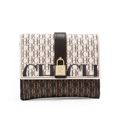 Designer Letter Print Wallet - Premium Short Wallet with Card Slots